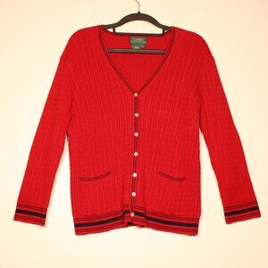 EUC Lauren Ralph Lauren Red Sweater Size Large